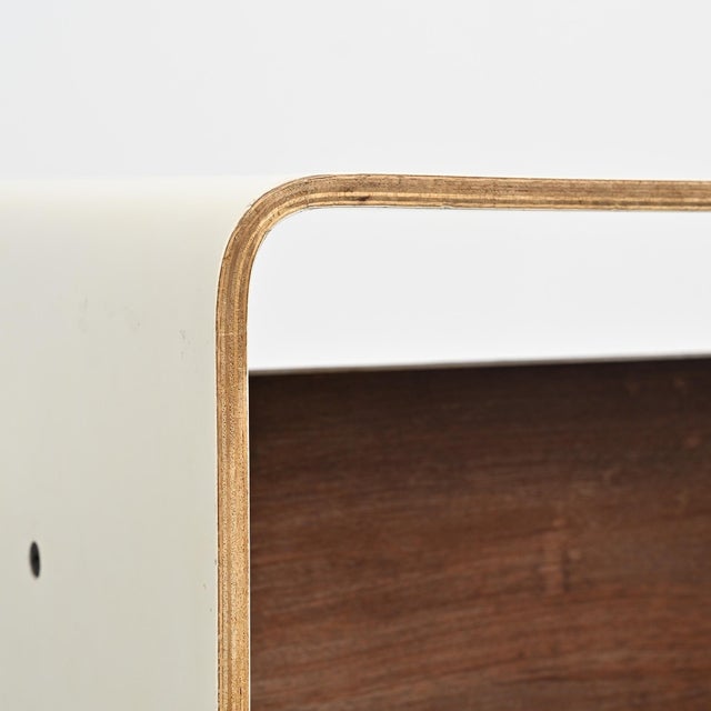 Pierre Guariche Bedside Tables by Pierre Guariche for La Plagne, 1968, Set of 2 For Sale - Image 4 of 13