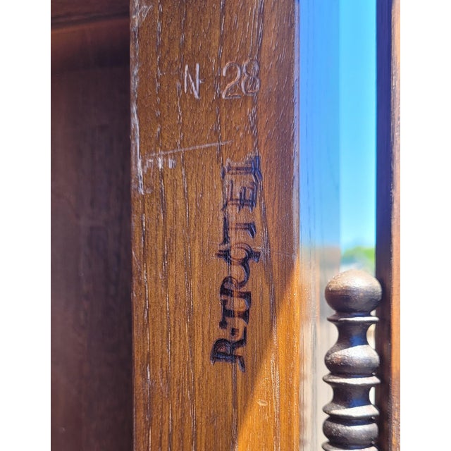 Antique Fine Carved Signed French Wardrobe Armoire For Sale - Image 16 of 16