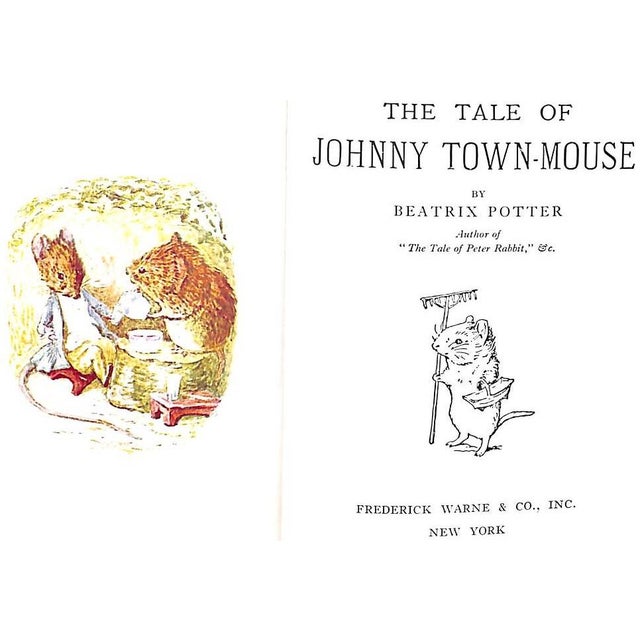 Traditional "The Tale of Johnny Town-Mouse" 1946 Potter, Beatrix For Sale - Image 3 of 7