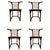Brown Chair Mod. Bat attributed to Josef Hoffmann for Thonet, 1890s For Sale - Image 8 of 8