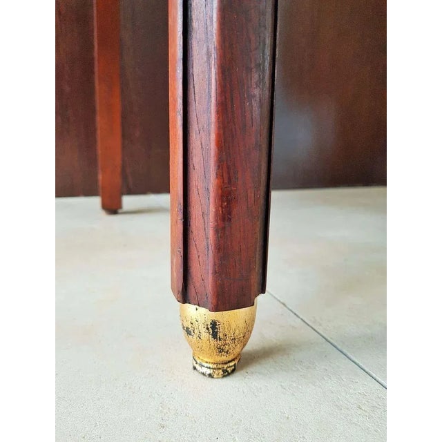 French Art Deco Oak Desk Chair, 1930s For Sale - Image 13 of 18