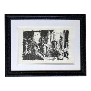 “No Vale" Limited Edition Numbered Signed Print, Matted & Framed For Sale