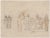 L'Orestie d'Eschyle is a pencil Drawing realized by Georges Antoine Rochegrosse in 1889. Good condition on a yellowed...