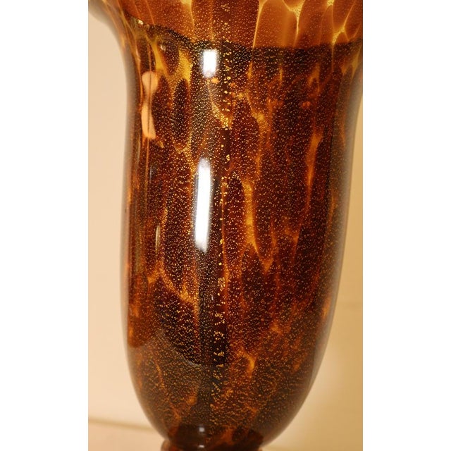 Brown and Gold Spotted Murano Glass Vase from Nor Glass, 1960s For Sale - Image 14 of 18