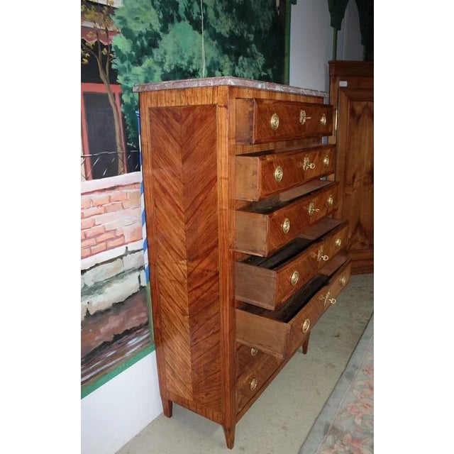 Antique Rosewood Veneer Dresser For Sale - Image 5 of 11
