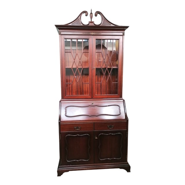 Vintage Secretaire with Flap, 1950s For Sale