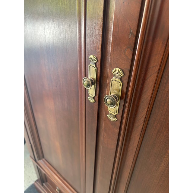 1990s Ethan Allen Medallion Collection Bedroom Set (California King Bed Frame) For Sale - Image 12 of 18