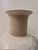 White Ceramic Vessel With Abstract Design For Sale - Image 8 of 8