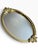 Hollywood Regency Vintage Gold Floral Bow Mirrored Vanity Tray | Hollywood Regency For Sale - Image 3 of 4