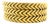Vintage Italian 18k Gold Three-Row Chevron Bracelet, Circa 1970 For Sale