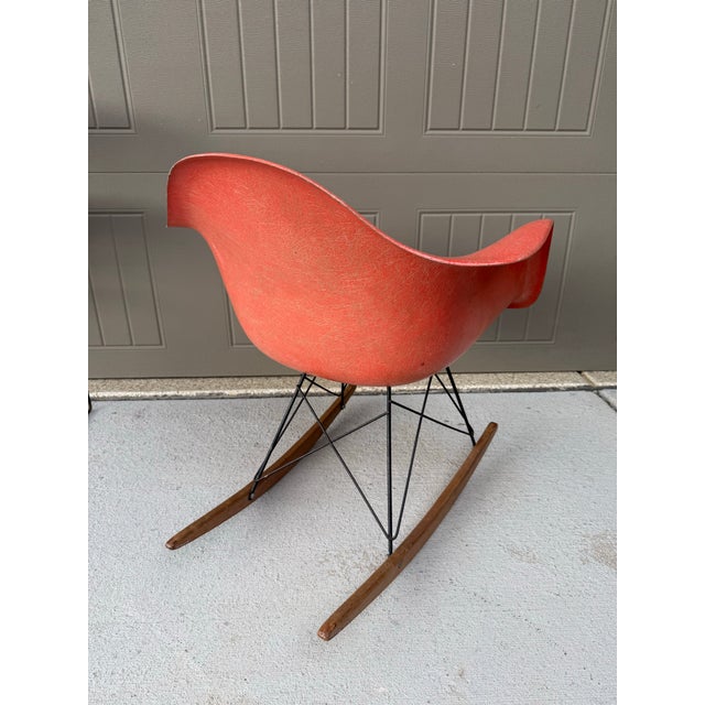 Rare Early Eames Rocker for Herman Miller For Sale - Image 9 of 11