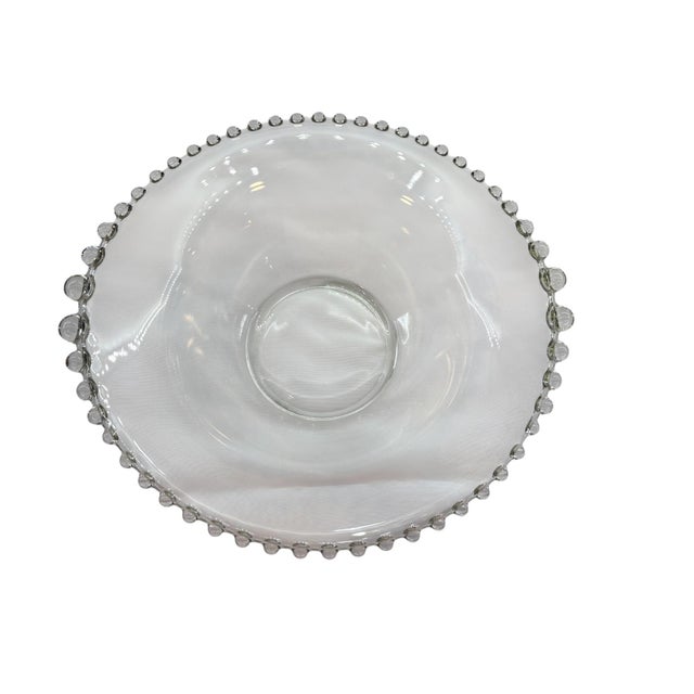 Mid 20th Century Mid 20th Century Imperial Glass Candlewick Belled Bowl For Sale - Image 5 of 8