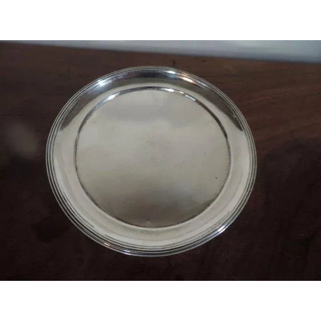 19th Century English Regency Sterling Silver Tea Pot Stand Coaster Tray For Sale In New York - Image 6 of 6