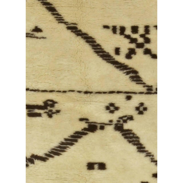 Modern Moroccan Style Abstract Wool Rug – Artisan Geometry Reimagined by Doris Leslie Blau. Size: 3'10" × 6'9" (116 × 205...