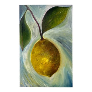 “Lemon Wind” Acrylic on Canvas Painting by Judy Gittelsohn - For Sale
