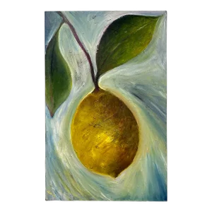 “Lemon Wind” Acrylic on Canvas Painting by Judy Gittelsohn -