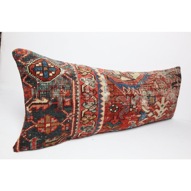 Here i am listing a 100% Handmade double knotted rug pillow cover, made from antique Persian tribal carpet rug. This’s a...