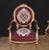 French Empire Armchairs in Red Fabric, Set of 2 For Sale - Image 6 of 9
