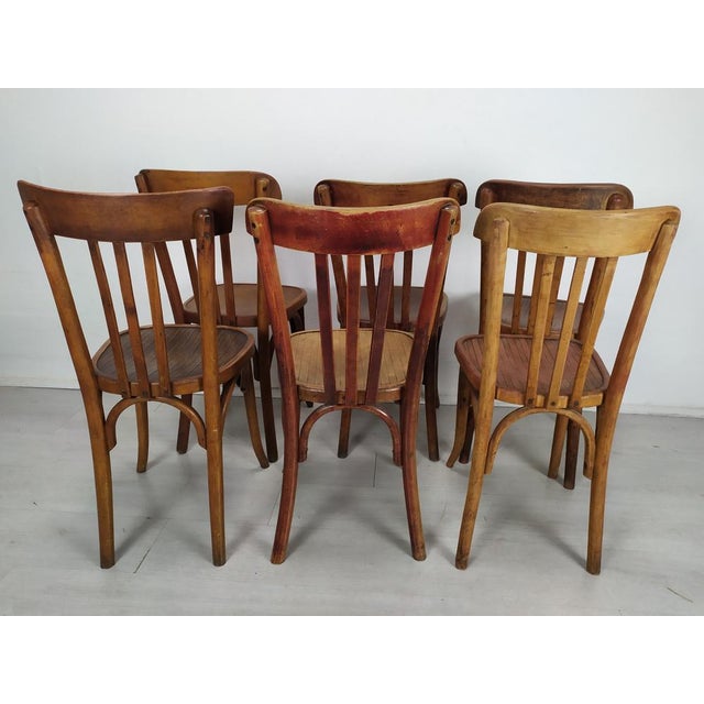Bistrot Chairs from Baumann, 1890s, Set of 6 For Sale - Image 6 of 18