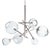 2020s Regina Andrew Molten Chandelier With Clear Glass in Polished Nickel For Sale - Image 5 of 5