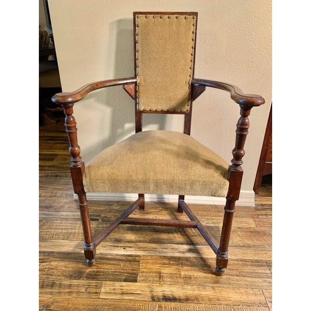 French 19th Century French Walnut Armchair For Sale - Image 3 of 12