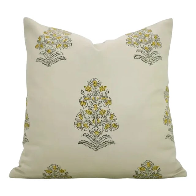 Fabdivine Decorative Block Print Cushion Cover 14x36 Inch Cotton Satin-Sikandar For Sale