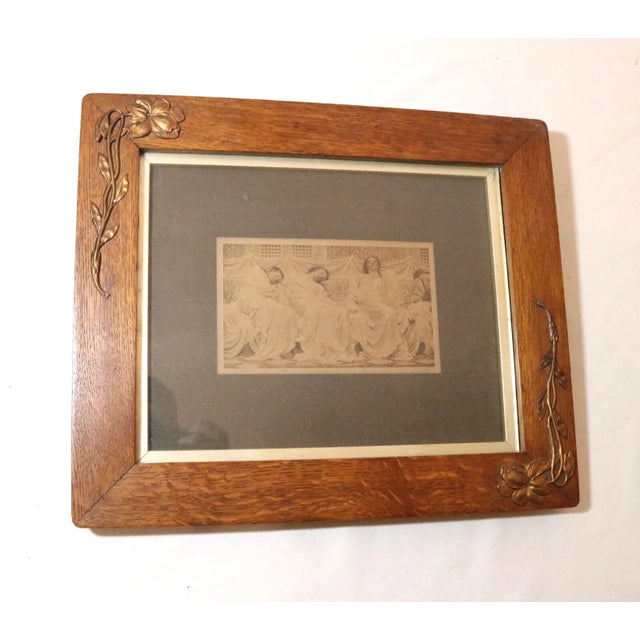 Rare Antique 1800's j.w. Matthewman Figural Ladies Hand Colored Photograph Photo For Sale - Image 11 of 12