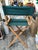 Gold Medal Original DIRECTOR Chairs 30” seats, steel reinforced legs with canvas seat and back. Brass hardwear provides...