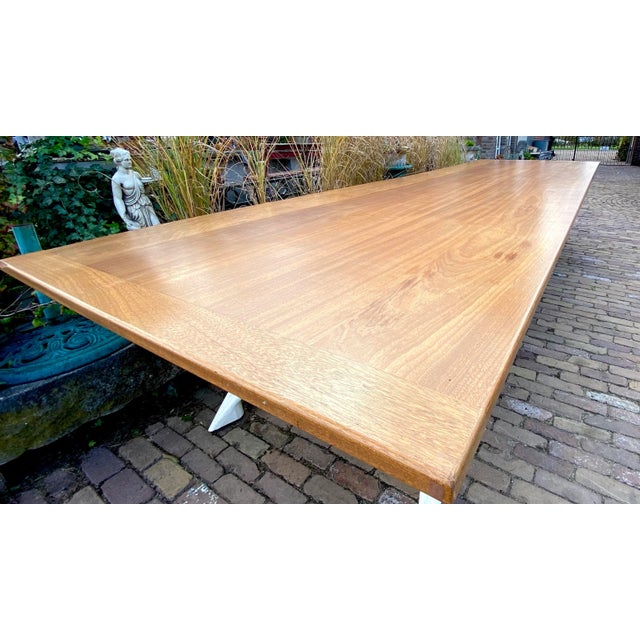 Large Handcrafted Meeting or Dining Table, 1970s For Sale - Image 13 of 17