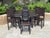 Gothic Dining Table and Chairs, Set of 8 For Sale - Image 3 of 13