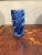 Mid-Century Modern Vase in Blue Murano Glass For Sale - Image 3 of 10