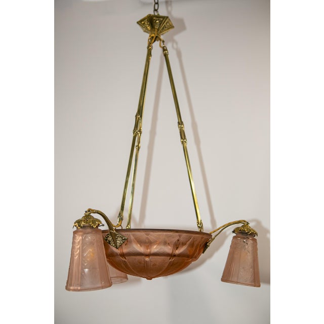 Art Deco Lamp by Muller Freres Luneville, France, 1930 For Sale - Image 12 of 12