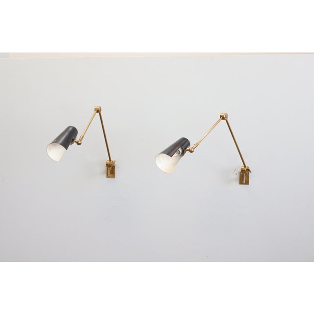 Adjustable Wall Lights by Stilnovo, 1950s, Set of 2 For Sale - Image 17 of 18