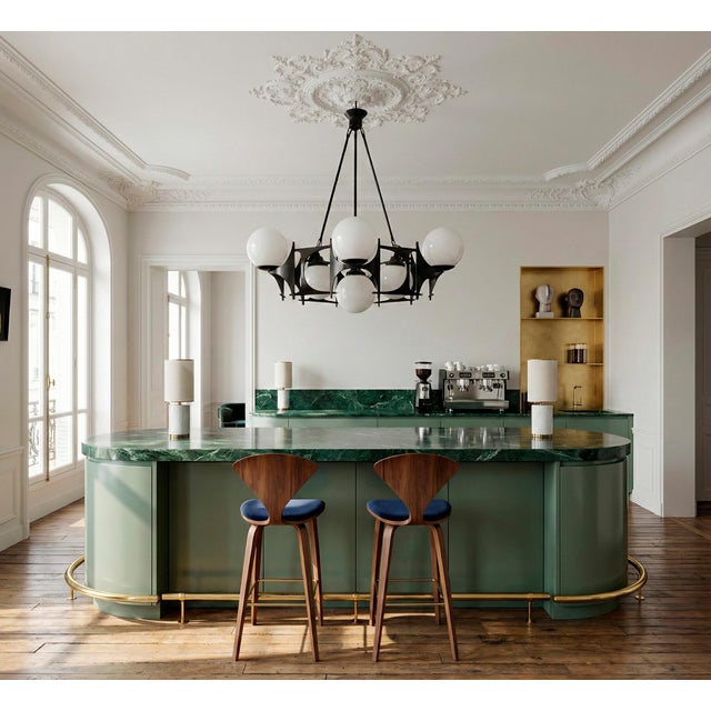 Brutalist Style Chandelier, 1950s For Sale - Image 4 of 15
