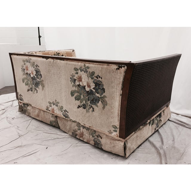 Vintage Cane Panel Loveseat Chairish