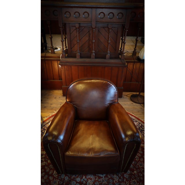 Club Chair in Leather from Timothy Oulton, 2010s For Sale - Image 14 of 18