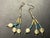 Native American Art Ealry 20th Century Pair of Native American Style Heishi Earrings, Early Unmarked Handmade Item. For Sale - Image 4 of 6