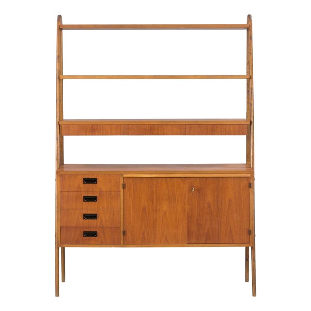 Mid 20th Century Swedish Bookcase by Ab Svenska Ramfabriken, Attributed For Sale