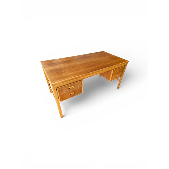Wood Scandinavian Modern Desk in Teak, 1960s For Sale - Image 7 of 7