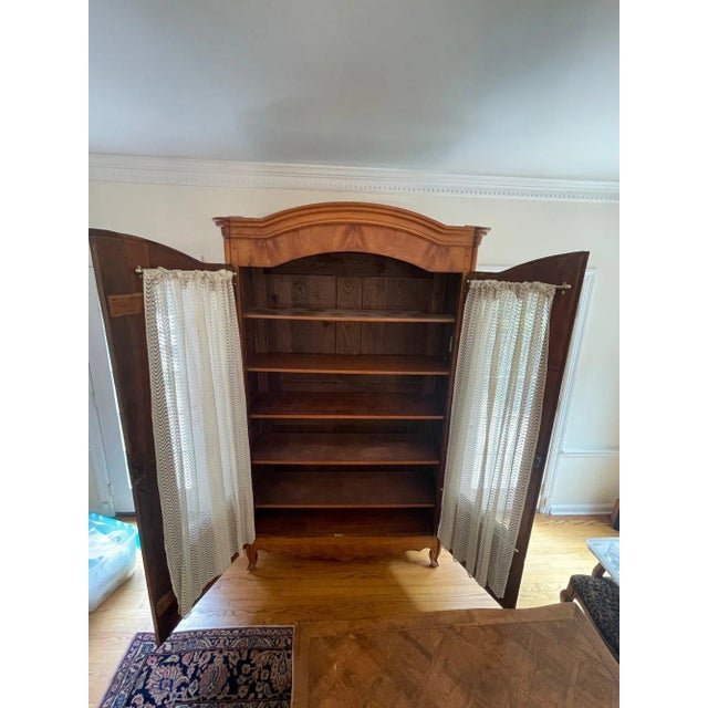 18th Century French Louis XV Cherry Armoire For Sale - Image 4 of 7