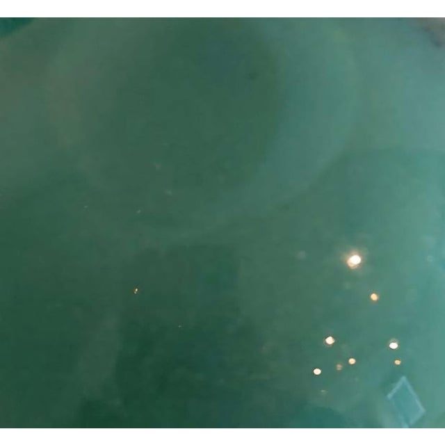 Glass Murano Glass Spherical Vase With Mottled “Spatter/Macchie” Inclusions, C. 1950–1980. For Sale - Image 7 of 7