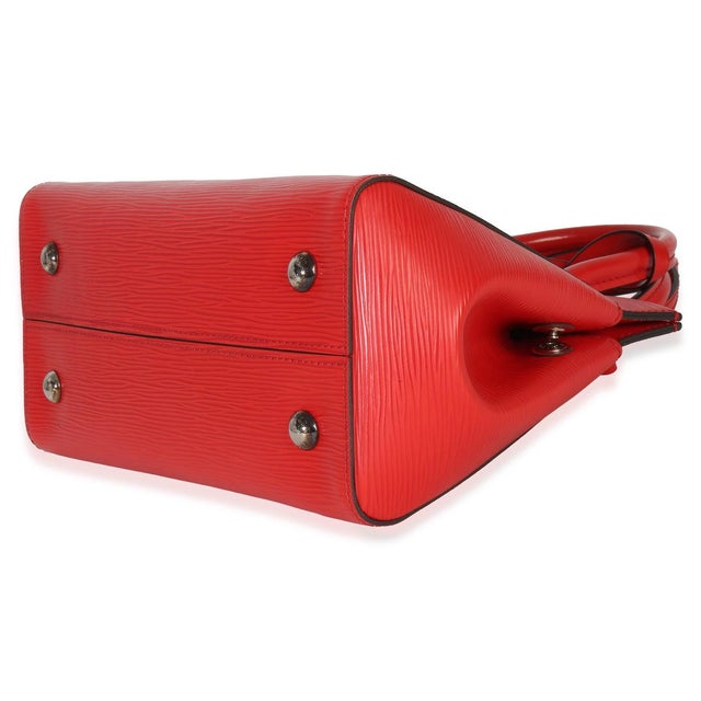 Animal Skin Coquelicot Epi Marly BB For Sale - Image 7 of 9