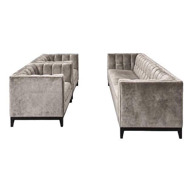 3-Seater Sofa and Armchairs from Charrell Torino, Set of 3 For Sale