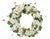 Hydrangea and Seedum Floral Wreath 32"D For Sale
