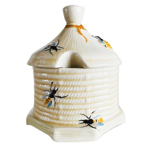 Vintage Beehive Honey Pot from Crown Devon, 1930s For Sale - Image 6 of 6