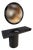 1980s J. Wade Beam Postmodern Black Marbleized Console Table W/Matching Round Mirror, Attributed For Sale