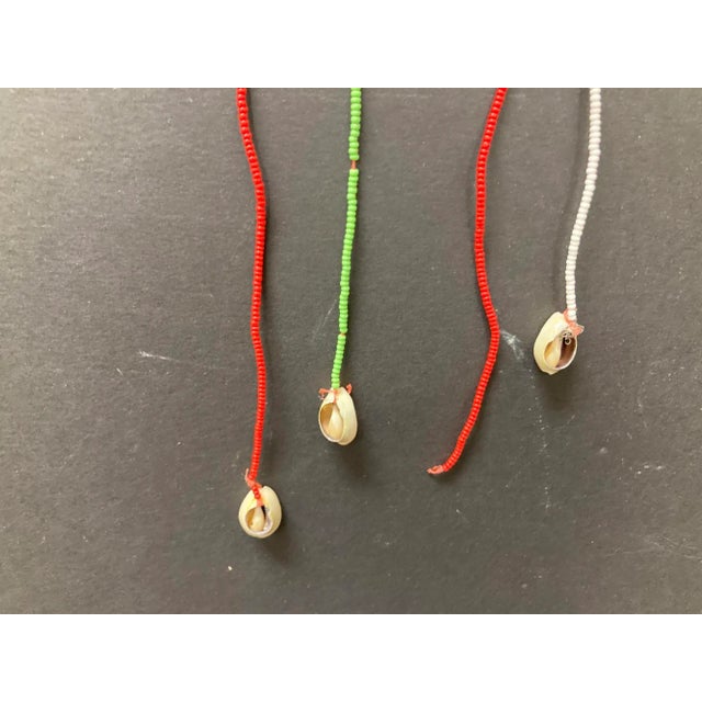 African Masai Beaded Traditional Artifact Wall Decor For Sale In Palm Springs - Image 6 of 12