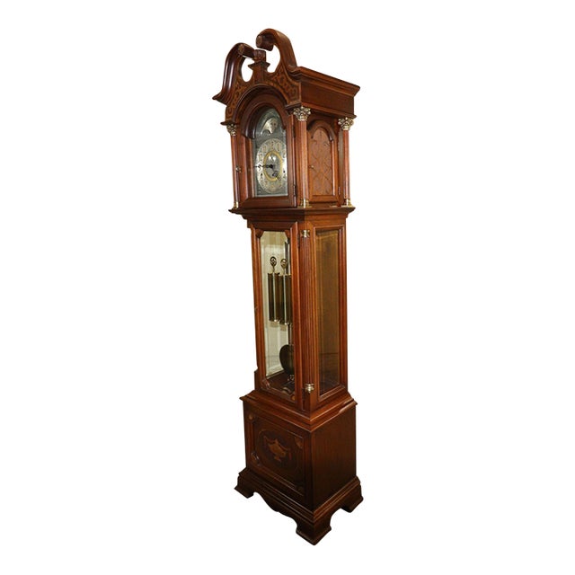 Ridgeway “Victory at Yorktown” Bicentennial Grandfather Clock, No. 680 of 1,000, 1983 For Sale