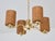 1930s Vintage Four-Arm Brass Chandelier by Paavo Tynell for Oy Taito Ab, 1930s For Sale - Image 5 of 13