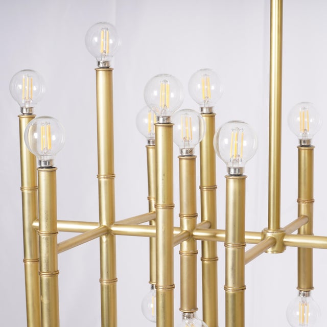 2010s Jonathan Adler Meurice Rectangle Chandelier For Sale - Image 5 of 8